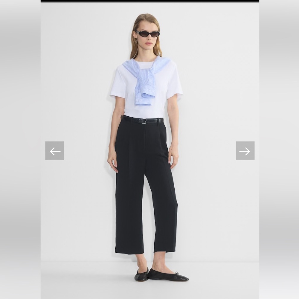 The Effortless Pants cropped size 2